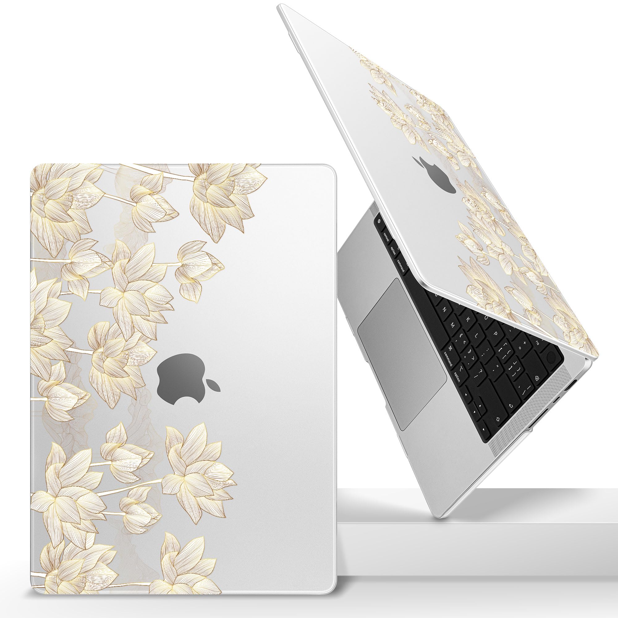 Lepeoac Case for 2026-2021 MacBook Pro 16-inch M5/M4/M3/M2/M1, Lotus
