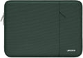 MOSISO Laptop Case 16 inch, 15-15.6 inch Laptop Sleeve Compatible with MacBook Pro 16 M4 M3 M2 M1, HP Acer Dell Lenovo ASUS Notebook, Polyester Vertical Computer Sleeve Bag with Pocket, Midnight Green