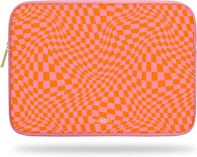 Vandel MacBook Air 13 inch Laptop Sleeve, Fits 13-13.3 inch Laptops: Neoprene MacBook Pro & Air Case, Chromebook, HP Soft Cover | Thin Computer Carrying Bag, Pink Mac (M1 & M2) Pouch