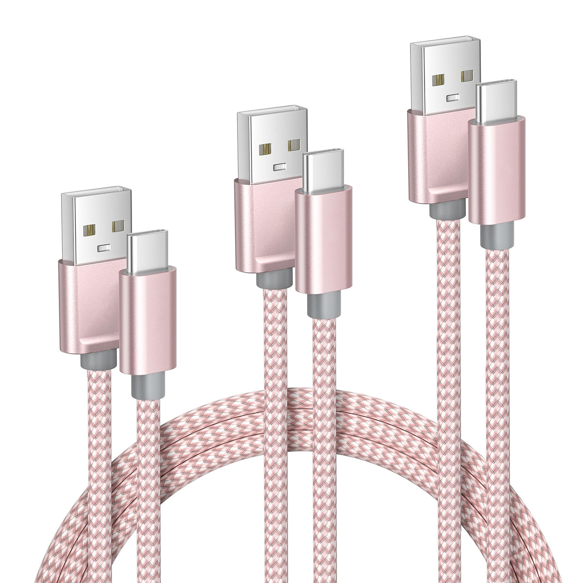 Elebase for iPhone 17 17e Pro Max USBC Charging Cable 1.5/3.3/6.6FT 3Pack