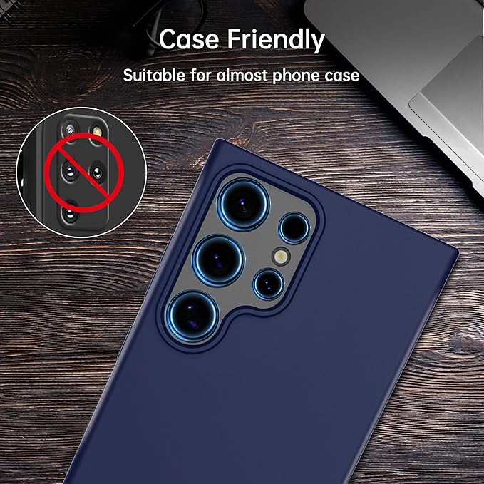 For Samsung Galaxy S25 Ultra Camera Lens Protector, Individual Lens Protector, Ultra HD 9H Tempered Glass Screen Protective Cover, Anti-scratch, Military Grade Drop Protection 2 Set. (Glitter Colorful, S25 Ultra)