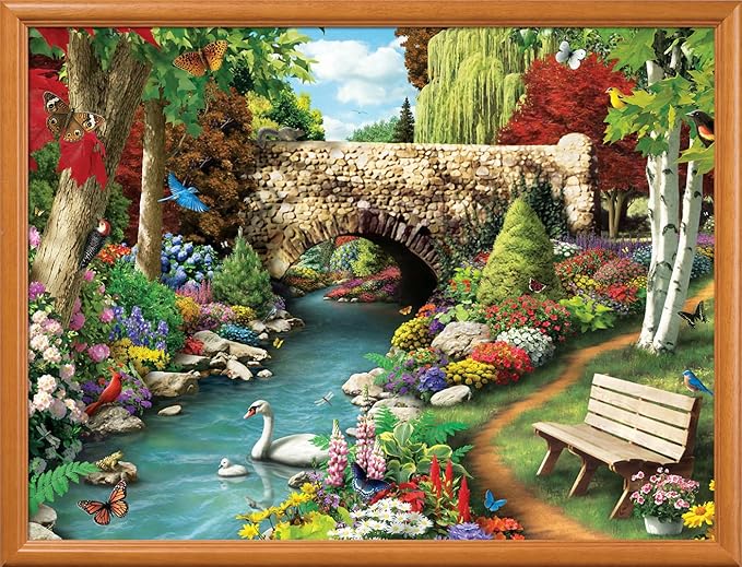 Masterpieces 300 Piece EZ Grip Jigsaw Puzzle - Willow Whispers - 18"x24"