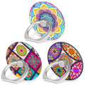 Bonoma Cell Phone Ring Holder Stand,3- Pack Colorful Mandala