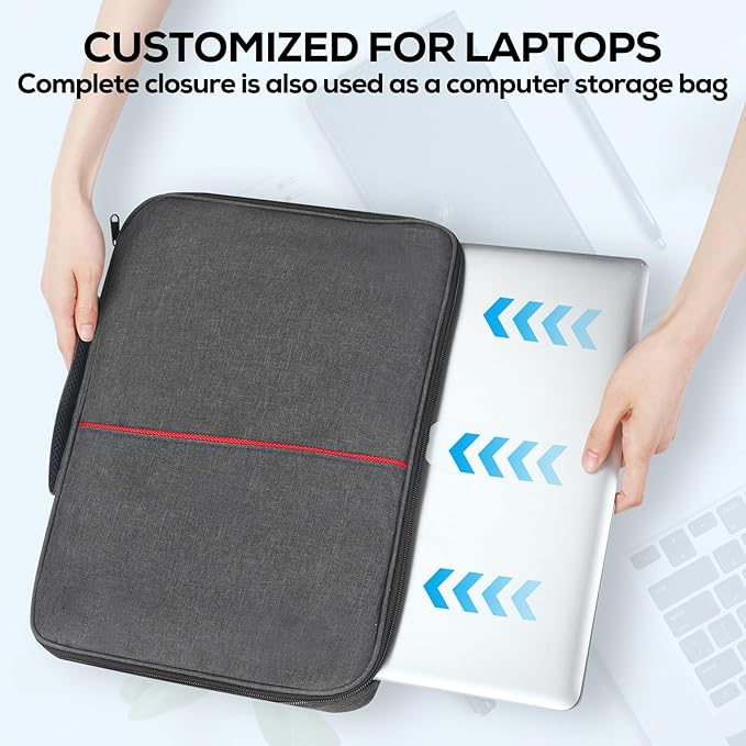 Laptop Sun Shade & Privacy Shield – Premium Physical Filter for 12-14" Laptops, Overheating, Adjustable and Foldable for Outdoor Work