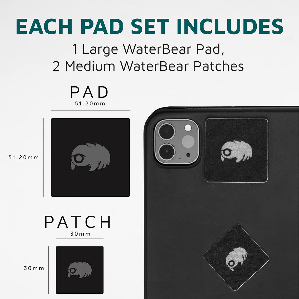 KUVRD Waterbear - Electronic Screen Cleaner Pads, Single Pad Set