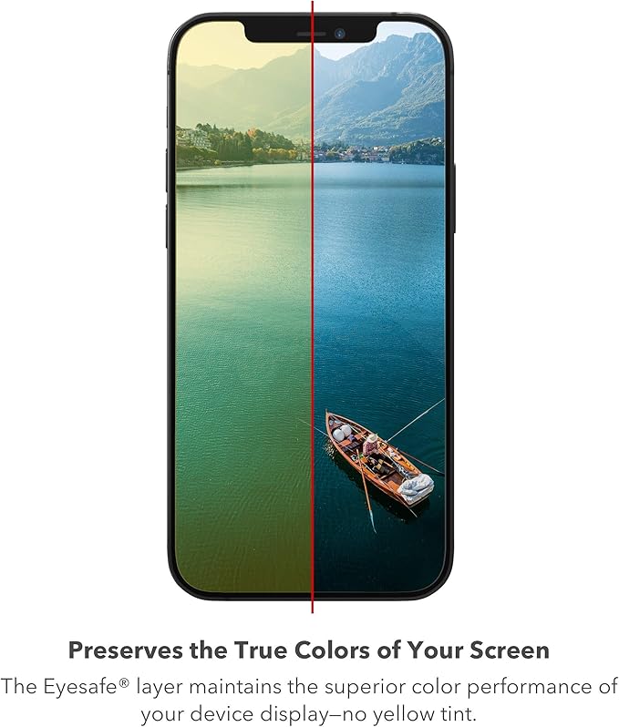 ZAGG InvisibleShield Glass Elite VisionGuard+ Anti-Microbial Screen Protector - for iPhone 12 Pro Max - Impact Protection, Scratch Resistant, Fingerprint Resistant, Smudge Resistant, Oil Resistant, clear (200106675)