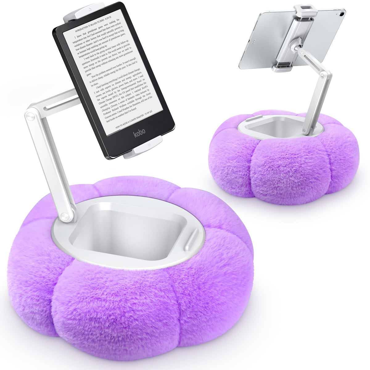 CreaDream Pumpkin Tablet Pillow Stand, Adjustable Pillow Stand for Lap Bed