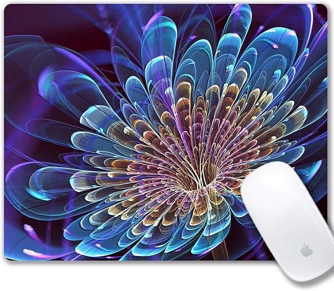 3D Flowers Mouse pad Abstract Art Mouse Pads with Design Personalized Mousepad for Laptop Computer Office Decoration Accessories Gift