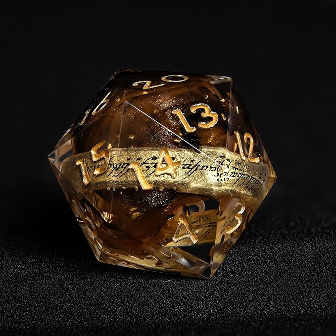 D6 Dice Set – 10× Six-Sided Resin Dice with Themed Designs – 16mm Tabletop for Wargames, RPGs, MTG, and Board Games