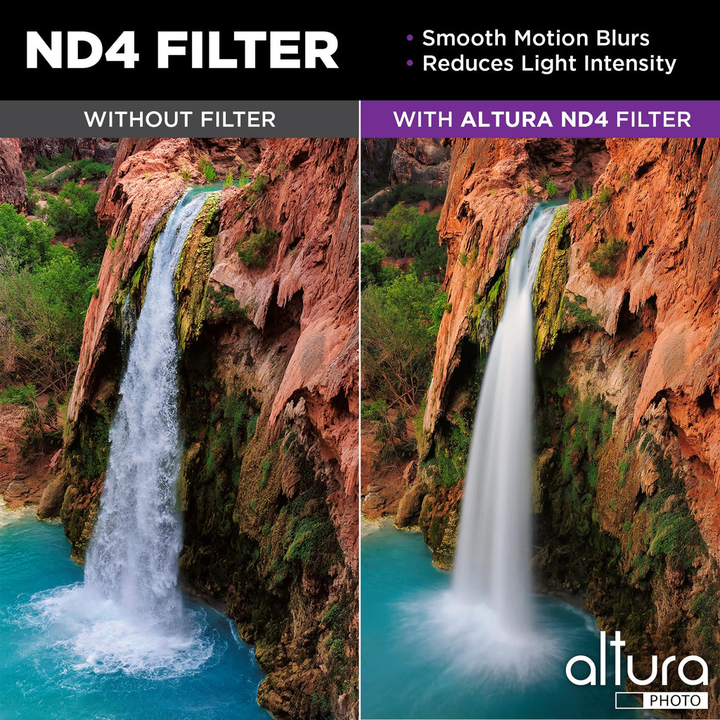 Altura Photo 52mm Camera Lens Filter Kit, UV, Polarizing & ND with Case