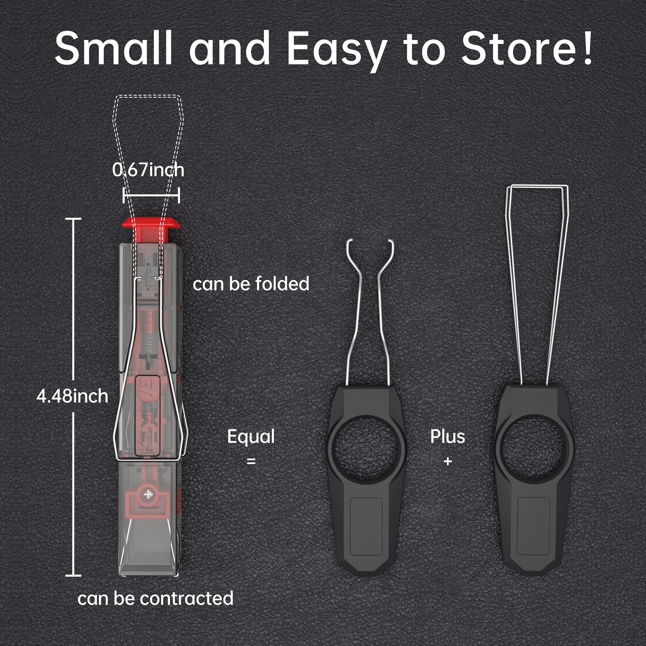 KEMOVE P10 2-in-1 Semi-Auto Switch & Keycap Puller for Mechanical Keyboard