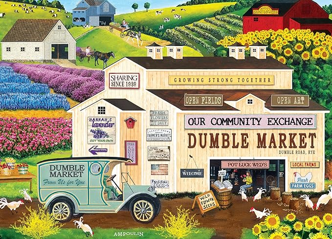 MasterPieces 500 Piece EZ Grip Jigsaw Puzzle for Adults, Family, Or Youth - Dumble Market - 19.25"x26.75"