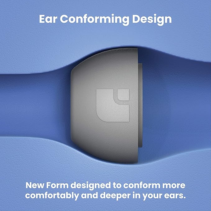 Foam Masters Ultra-Premium Memory Foam Ear Tips for AirPods Pro 1st & 2nd Gen | 3 Pairs | Black Magic Ver 6.0 | Secure | Comfort | Better Noise Cancel | Replacement Buds – Gray, Small