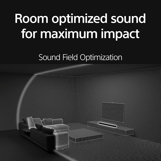 Sony BRAVIA Theater Bar 8 Sound Bar, SA-SW5 Wireless Subwoofer, and SA-RS5 Wireless Rear Speakers with Built-in Battery