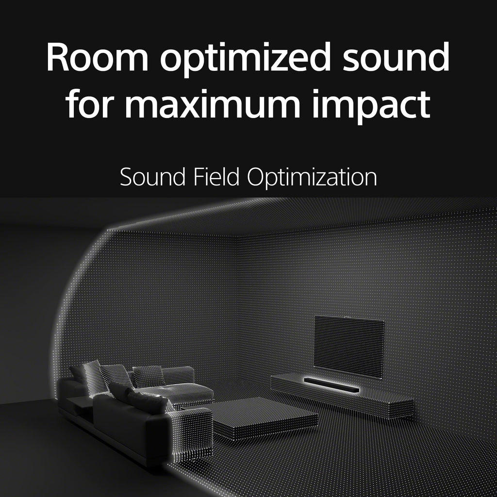 Sony BRAVIA Theater Bar 9 Soundbar with SA-SW3 Wireless Subwoofer and SA-RS8 Wireless Rear Speakers - Complete Home Theater System with 13 Speakers and 360 Spatial Sound
