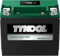 TYKOOL YTX20L-BS-STD Lithium LiFePO4 Motorcycle Battery 12v, 480CCA, 2X Cranking Amps,Digital Readout,Powersports Battery,for ATV,UTV,Jet Ski,PWC,Snowmobile,Quad,Riding Lawn Mowers and tractors