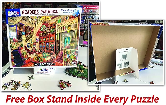 White Mountain Puzzles American Diner, 1000 Piece Jigsaw Puzzle