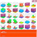 BONNYCO Brain Teaser Puzzles Cubes Kids Party Favors Pack 30 Pinata Goodie Bags Stuffers for Kids 3-5 4-8, Return Gifts for Birthday Party | Mini Puzzle Games, Classroom Prizes | Rewards Stocking