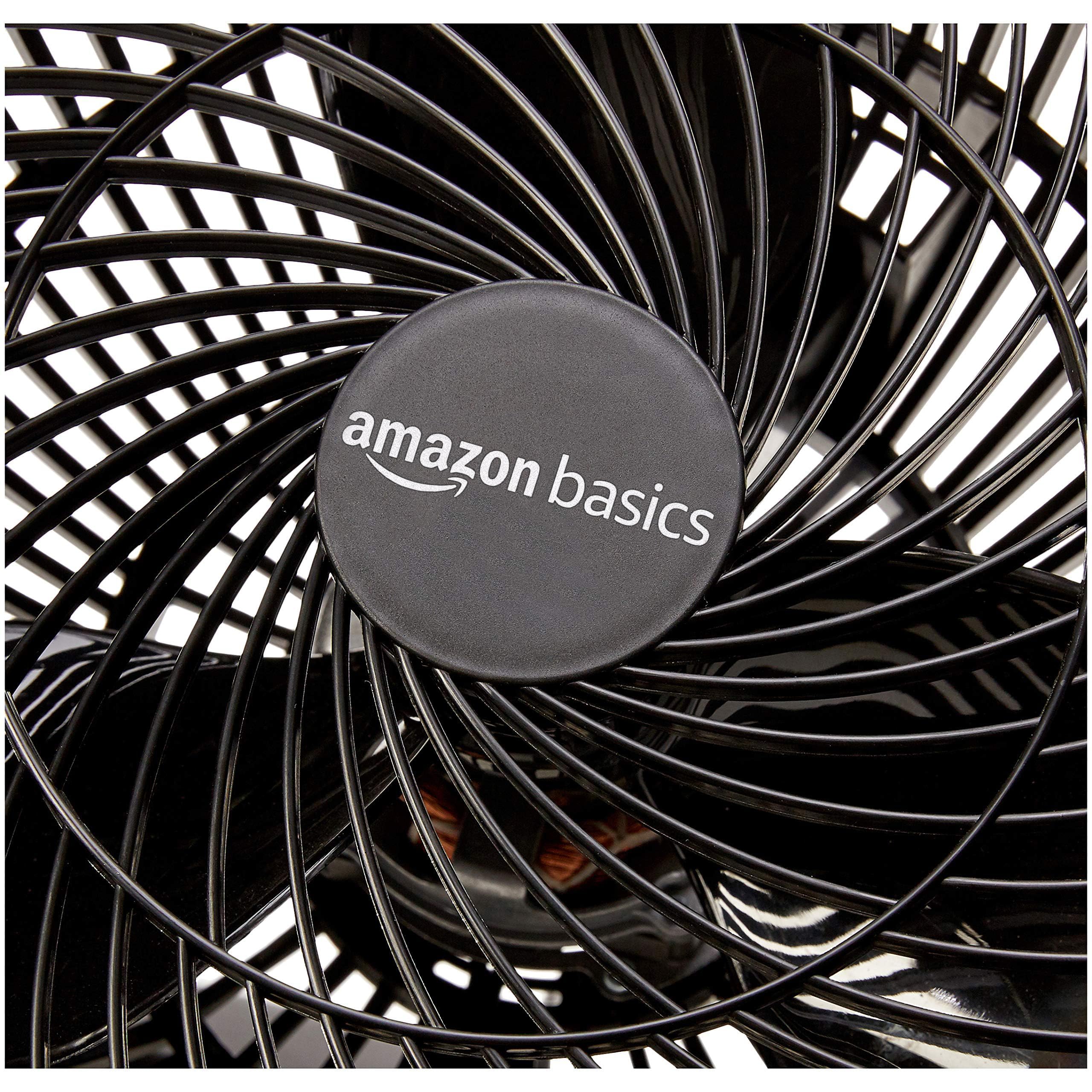 Air Circulator Fan, Desk Fan for Bedroom, Home and Office, With 90-Degree Tilt Head, 3 Speed Settings, Lightweight (4.2 LBS), 70 Watts, Black, 14.8"Wx7.6"Dx14.1"H