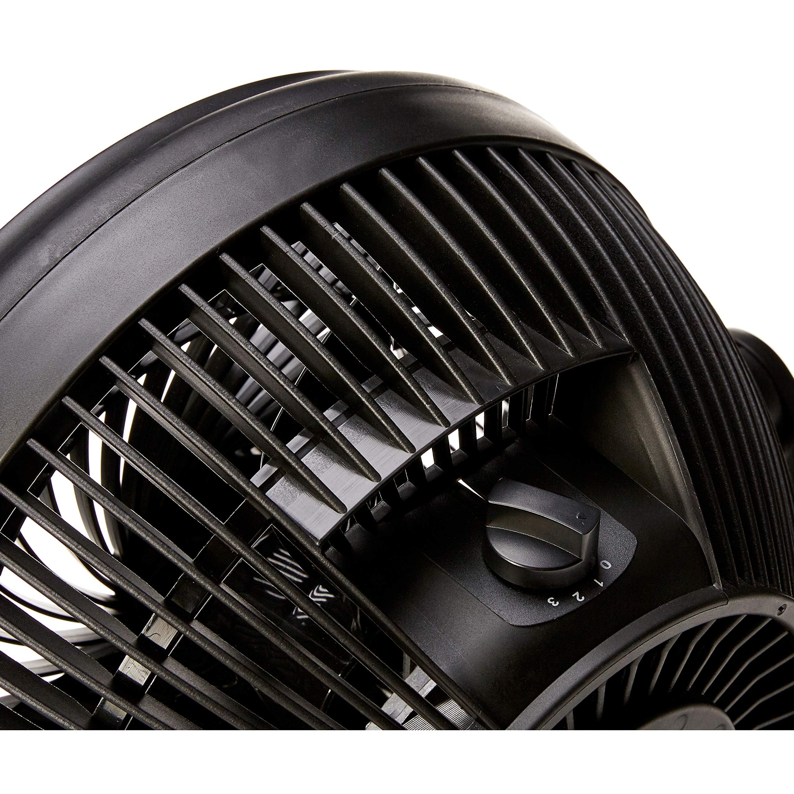 Air Circulator Fan, Desk Fan for Bedroom, Home and Office, With 90-Degree Tilt Head, 3 Speed Settings, Lightweight (4.2 LBS), 70 Watts, Black, 14.8"Wx7.6"Dx14.1"H