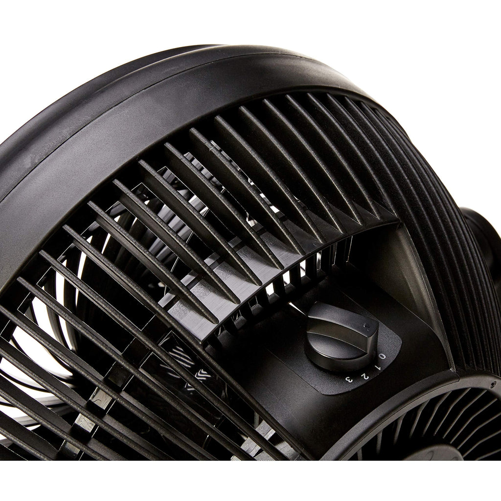 Air Circulator Fan, Desk Fan for Bedroom, Home and Office, With 90-Degree Tilt Head, 3 Speed Settings, Lightweight (4.2 LBS), 70 Watts, Black, 14.8"Wx7.6"Dx14.1"H