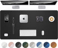 Large Desk Mat 55"x24" - Premium Non-Slip Desk Pad, Waterproof and Scratch-Resistant Office Desk Protector, Large Desk pad Workspace Mat for Home and Office(Black)