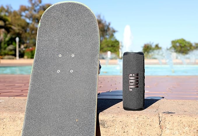 JBL Flip 6, Pink - Waterproof, Portable & Durable Bluetooth Speaker - Up to 12 Hours of Wireless Streaming - Includes Noise-Canceling Speakerphone, Voice Assistant Connect+