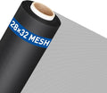MAGZO High Density Window Screen Replacement Mesh Roll, 37.4in × 16.4ft High Definition Siftproof 32x28 Mesh Screen for Porch Doors Repair Kit, Ideal for Patio Windows, Sliding & DIY Projects