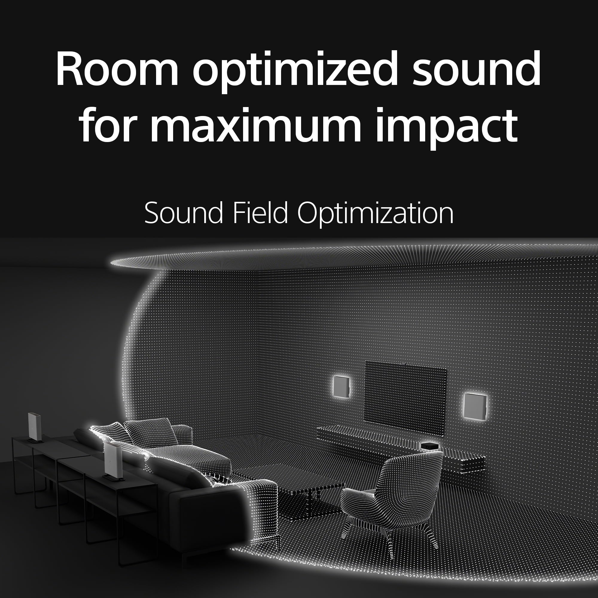 Sony BRAVIA Theater Quad Home Theater Surround Sound System and SA-SW3 Wireless Subwoofer