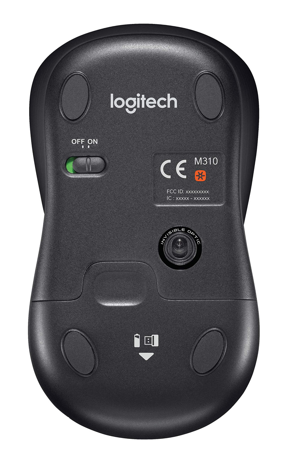 Logitech MK335 Full Size Quiet Wireless Keyboard Mouse Combo - Black/Silver