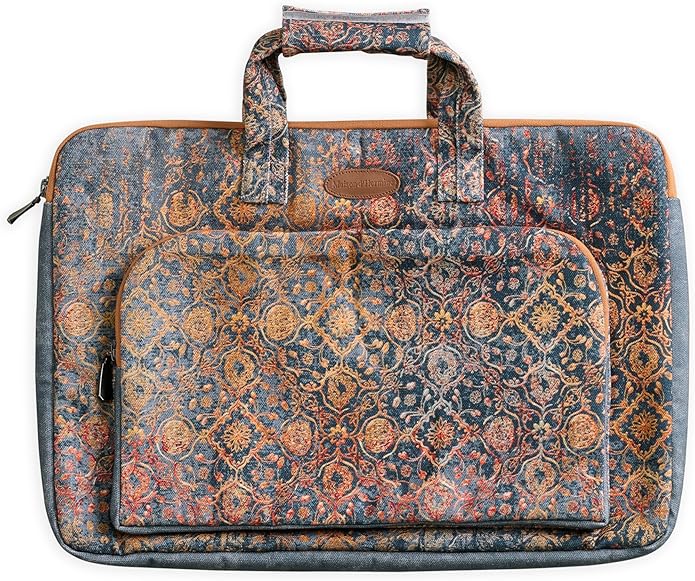 Maison d'Hermine Laptop bag with front pocket Stain and water repellent Cotton canvas