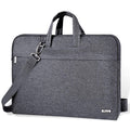Voova Laptop Bag 15.6 Inch, Waterproof Computer Sleeve Carrying Case with Shoulder Straps & Handle Compatible with Macbook Air 15 M2/M3/M4, MacBook Pro 15/16, 15-16 Inch Hp Dell Lenovo Asus, Grey