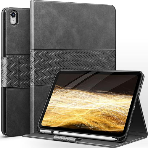 auaua Case for iPad (A16) 11th Generation 11 Inch 2025, iPad 10th Generation 10.9 Inch 2022, with Pencil Holder, Auto Sleep/Wake, Adjustable Stand