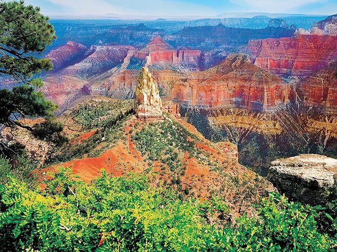MasterPieces 550 Piece Jigsaw Puzzle For Adults, Family, Or Youth - Grand Canyon North Rim - 18"x24"