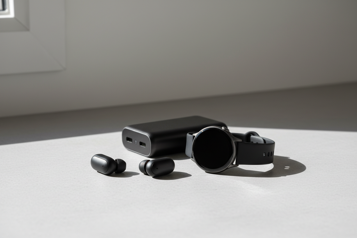Durable electronics made for everyday life. (make it real photo)